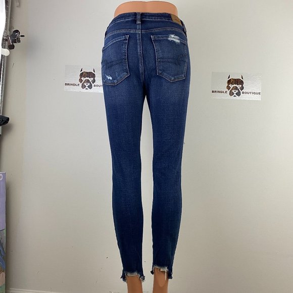 American Eagle Super Super Stretch X4 Hi-Rise Jegging size 6 Short (excellent) - Picture 3 of 6